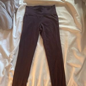 Athleta plum high waisted leggings